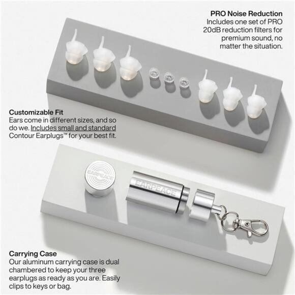 Music PRO - Concert Ear Plugs - Earplugs for Noise Reduction - High Fidelity - Picture 4 of 7